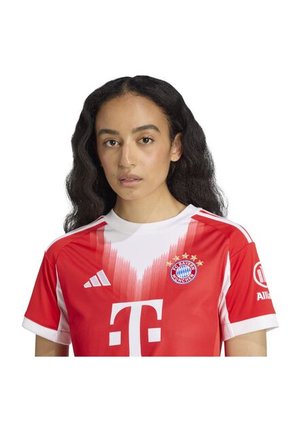 Adidas Performance Camiseta Adidas Mujer Local FC Bayern 25/26 - Rojo - Blanco Camiseta