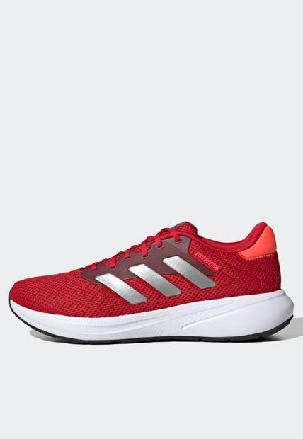 Tenis Running Rojo-Blanco-Plateado adidas Performance Response Runner