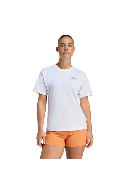 Camiseta Running Blanco Adidas Adi365 Essentials Mujer