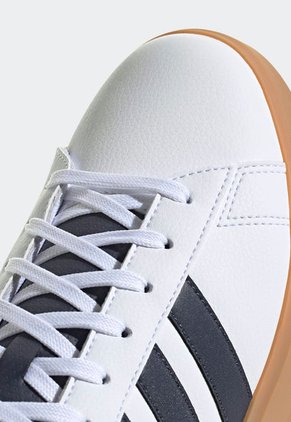 Tenis Lifestyle Blanco-Azul-Café adidas Performance Grand Court 2.0