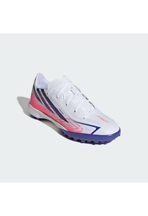 Guayos Fútbol Blanco Adidas F50 Hyperfast League Artificial Niños