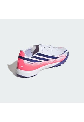 Guayos Fútbol Blanco Adidas F50 Hyperfast League Artificial Niños