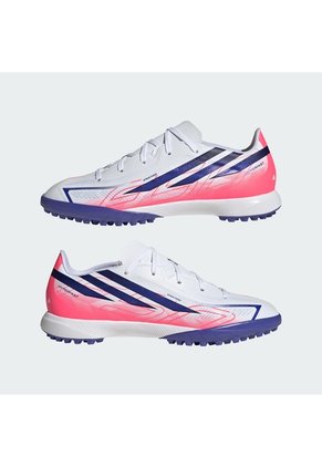 Guayos Fútbol Blanco Adidas F50 Hyperfast League Artificial Niños