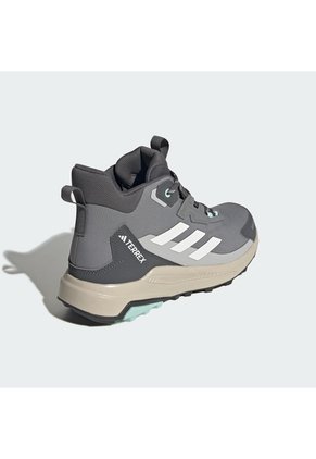 Tenis Senderismo Gris Adidas Terrex Anylander Mid Rain.Rdy Mujer