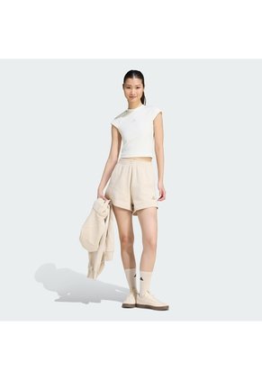 Camiseta Blanco Adidas KIT Acanalada Mujer