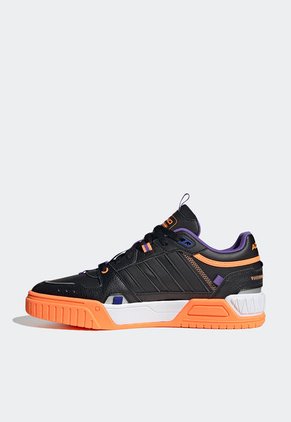 Tenis Basketball Negro-Naranja Neón-Blanco-Violeta adidas Performance D-Pad