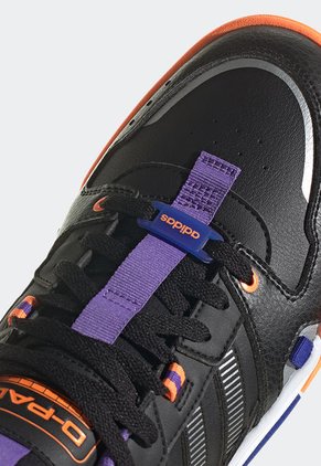 Tenis Basketball Negro-Naranja Neón-Blanco-Violeta adidas Performance D-Pad