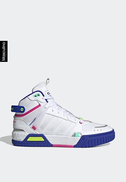 Tenis Basketball Blanco-Multicolor adidas Performance D-Pad Mid
