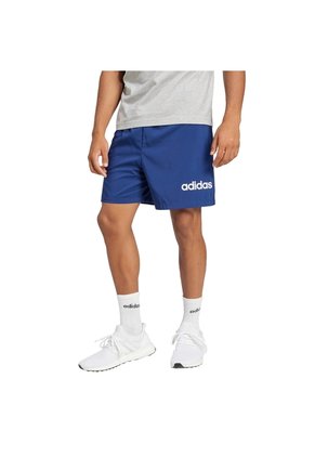 Shorts Azul Adidas Essentials Linear Logo Hombre