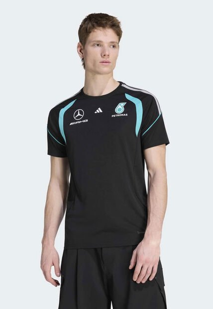 Camiseta adidas Sportswear Mecánico de la escudería de fórmula 1 Mercedes - AMG Petronas Negro