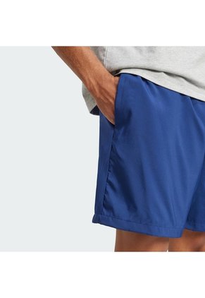 Shorts Azul Adidas Essentials Linear Logo Hombre