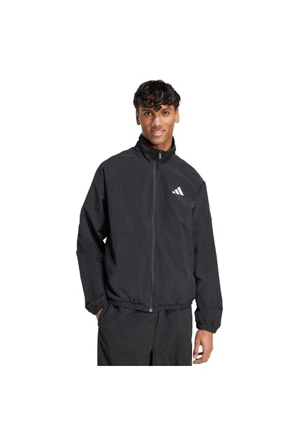 Chaqueta Rompevientos Negro Adidas Esential