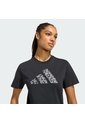 Camiseta Estampada Negro Adidas Animal Mujer de adidas Performance