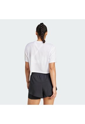 Camiseta Entrenamiento Blanco Adidas Train Essentials Boxy Mujer