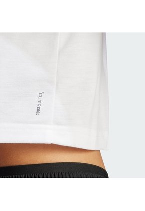 Camiseta Entrenamiento Blanco Adidas Train Essentials Boxy Mujer