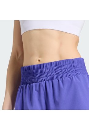 Shorts Entrenamiento Morado Adidas Pacer Mujer