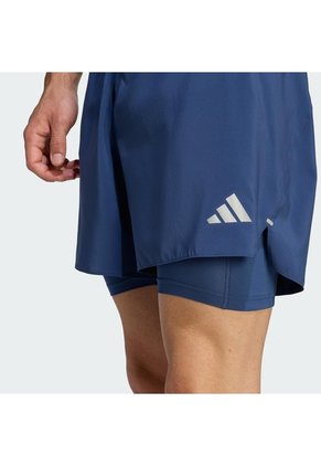 Shorts Running Azul Adidas Adi365 Essentials 2 En 1