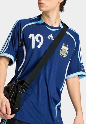 Camiseta adidas Performance Visitante argentina 2006 Messi Azul