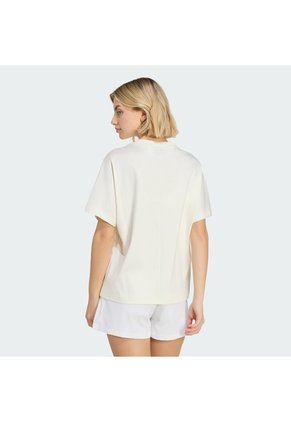 Camiseta Entrenamiento Blanco Adidas Soft Lux Mujer