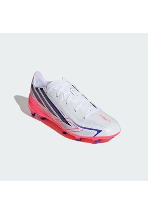 Guayos Fútbol Blanco Adidas F50 Hyperfast League Firme Niños