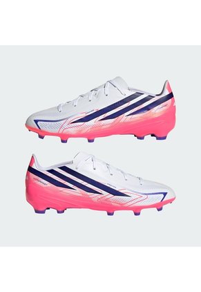 Guayos Fútbol Blanco Adidas F50 Hyperfast League Firme Niños