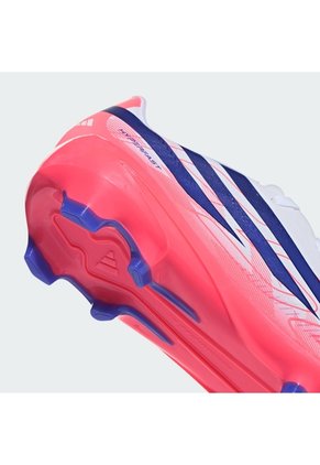 Guayos Fútbol Blanco Adidas F50 Hyperfast League Firme Niños