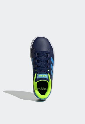 Tenis Lifestyle Azul-Amarillo Neón adidas Sportswear Grand Court