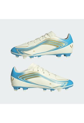 Guayos Fútbol Beige Adidas F50 Messi Club Multiterreno Niños