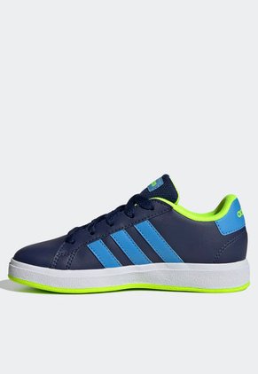 Tenis Lifestyle Azul-Amarillo Neón adidas Sportswear Grand Court