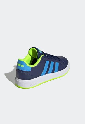 Tenis Lifestyle Azul-Amarillo Neón adidas Sportswear Grand Court