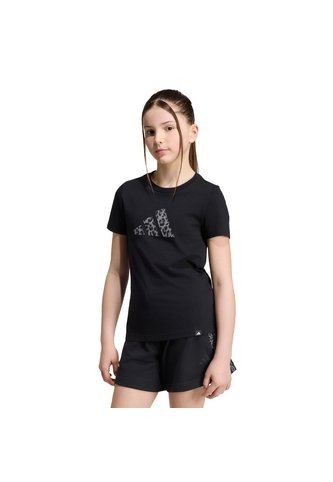 Camiseta Estampada Negro Adidas Animal Print Niños adidas Performance