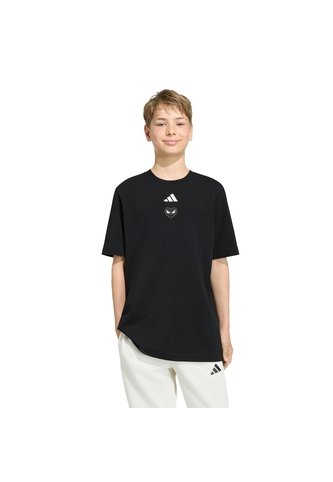 Camiseta Estampada Negro Adidas Marvel Spider Man Niños adidas Performance