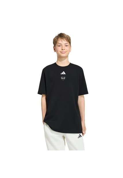 Camiseta Estampada Negro Adidas Marvel Spider Man Niños