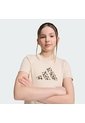 Camiseta Estampada Entrenamiento Beige Adidas Animal Print Niños de adidas Performance