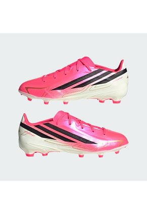 Guayos Fútbol Rosa Adidas F50 Hyperfast League Firme Niños