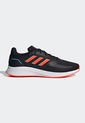 Tenis Running Negro-Naranja-Blanco adidas Performance Run Falcon de adidas Performance