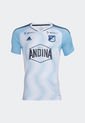 Camiseta Celeste-Blanco-Azul Navy adidas Performance Visitante Millonarios FC 2023 de adidas Performance