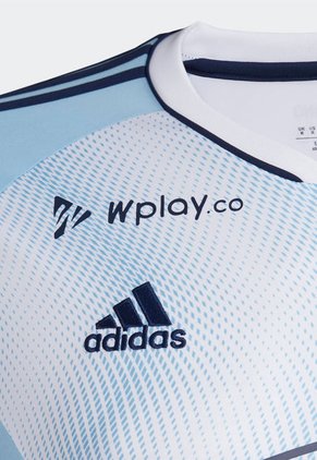 Camiseta Celeste-Blanco-Azul Navy adidas Performance Visitante Millonarios FC 2023