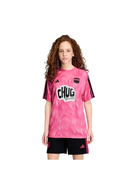 Camiseta Rosa Adidas X Fortnite Cuddle Team Leader Niños