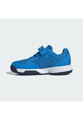 Tenis Tenis Azul Adidas Courtflash Tira Niños