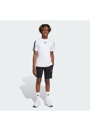 Shorts Entrenamiento Negro Adidas Essentials 3 Rayas Niños