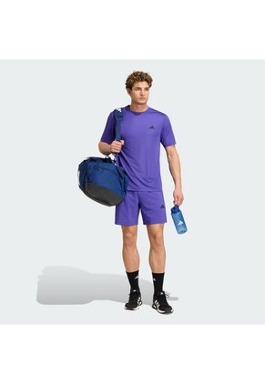Camiseta Entrenamiento Morado Adidas Essentials Base