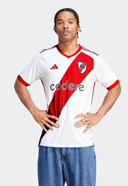 Camiseta Blanco-Rojo-Negro adidas Performance Local River Plate 23/24
