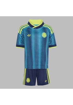 Uniforme Adidas Niños Visitante Selección Colombia 26 - Azul