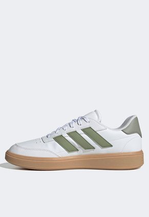 Tenis Lifestyle Blanco-Verde-Miel adidas Sportswear Courtblock