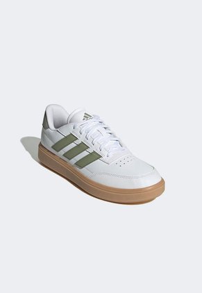 Tenis Lifestyle Blanco-Verde-Miel adidas Sportswear Courtblock