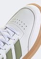 Tenis Lifestyle Blanco-Verde-Miel adidas Sportswear Courtblock de adidas Performance