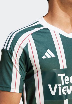 Camiseta Verde-Marfil-Rojo adidas Performance Manchester United 23/24 Visitante