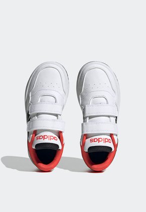 Tenis Lifestyle Blanco-Negro-Coral adidas Sportswear Hoops 3.0 CF