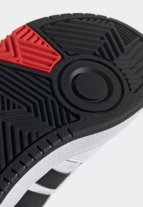 Tenis Lifestyle Blanco-Negro-Coral adidas Sportswear Hoops 3.0 CF